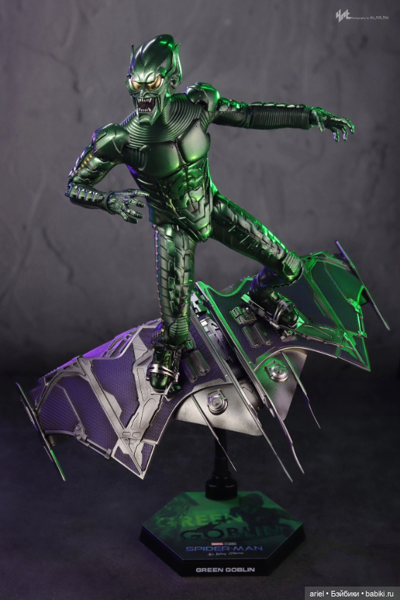 В Гонконге состоялся релиз фигурки Зелёного Гоблина от Hot Toys по мотивам фильма «Человек-паук: Нет пути домой» (фото 9)