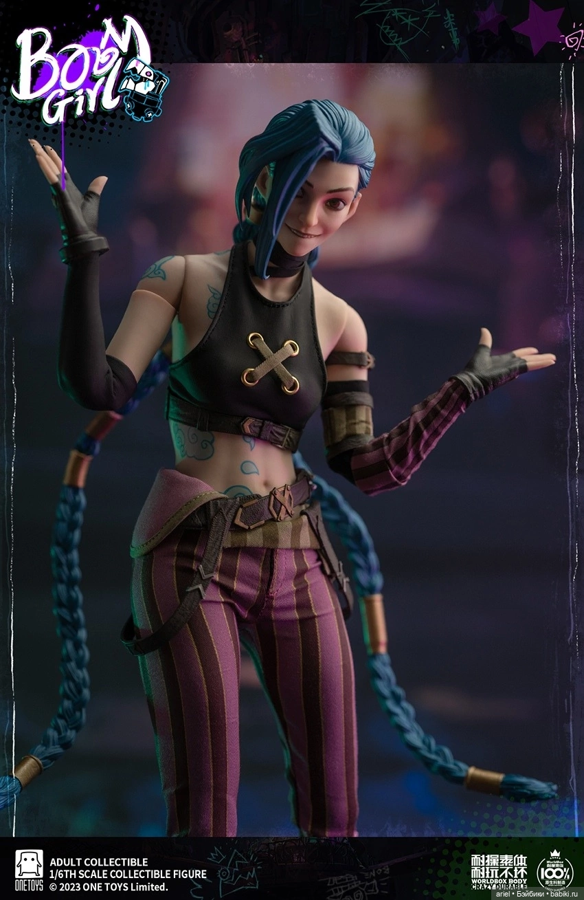 One Toys анонсировали фигурку Джинкс по мотивам анимационного сериала «Аркейн» (фото 2)