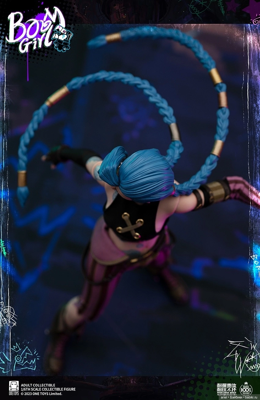 One Toys анонсировали фигурку Джинкс по мотивам анимационного сериала «Аркейн» (фото 5)