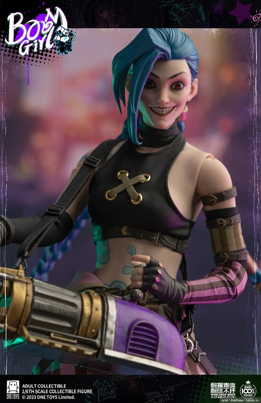 One Toys анонсировали фигурку Джинкс по мотивам анимационного сериала «Аркейн»