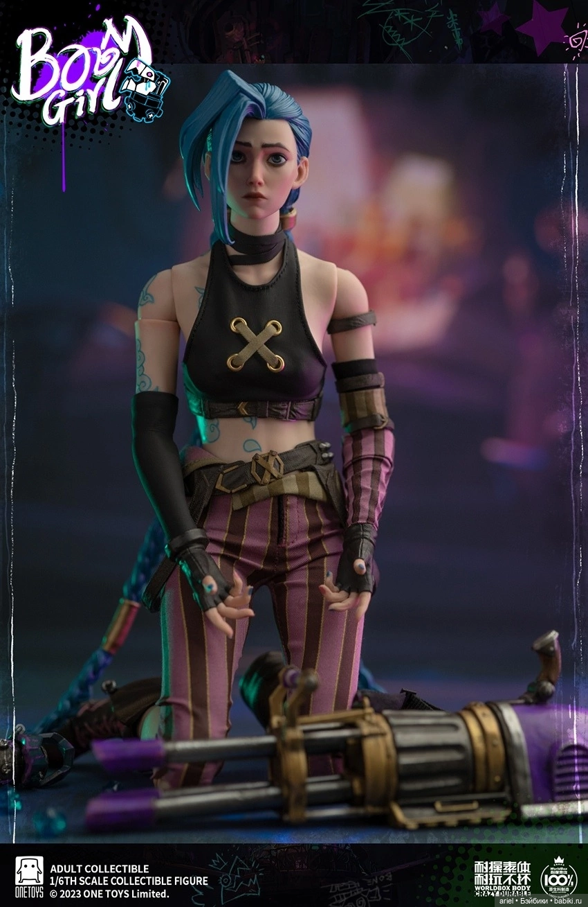 One Toys анонсировали фигурку Джинкс по мотивам анимационного сериала «Аркейн» (фото 3)