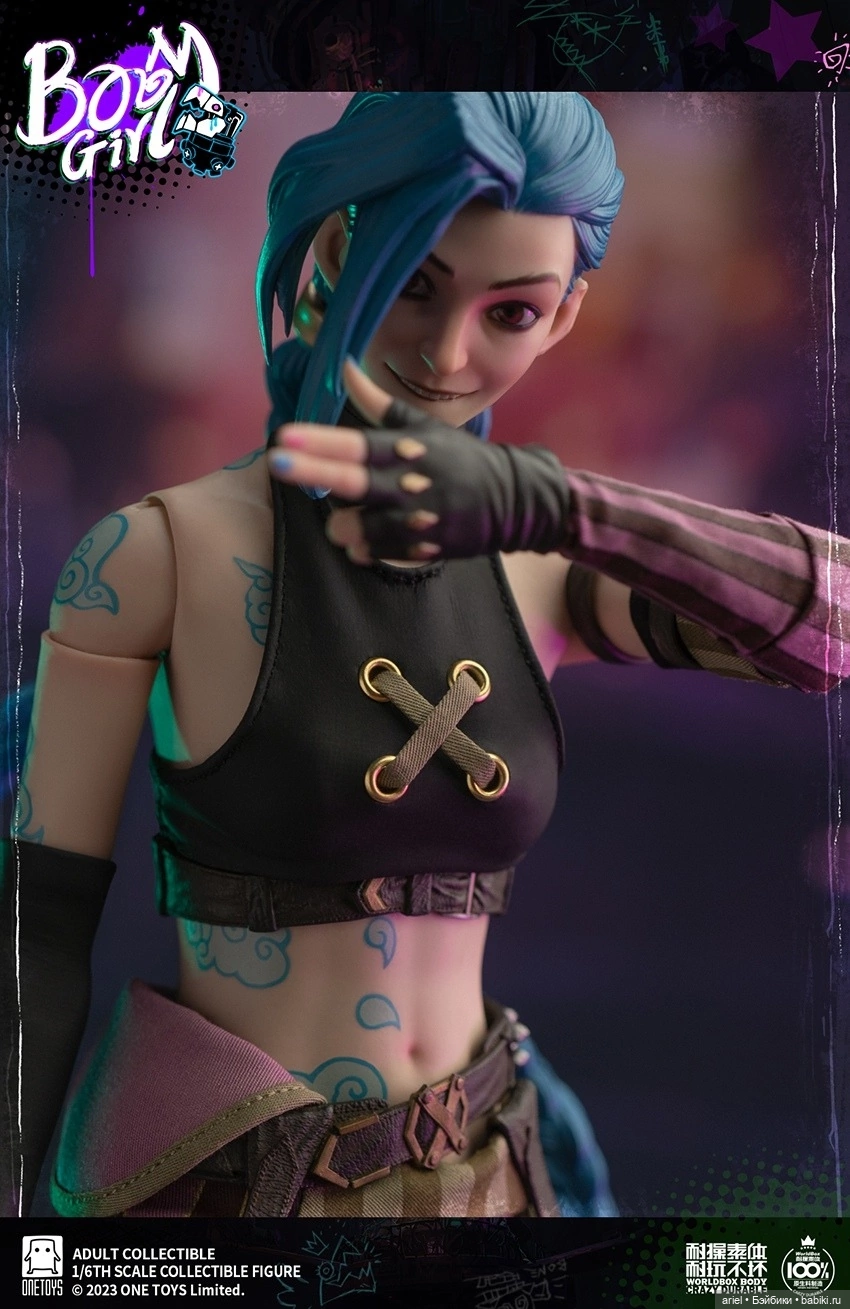 One Toys анонсировали фигурку Джинкс по мотивам анимационного сериала «Аркейн» (фото 6)