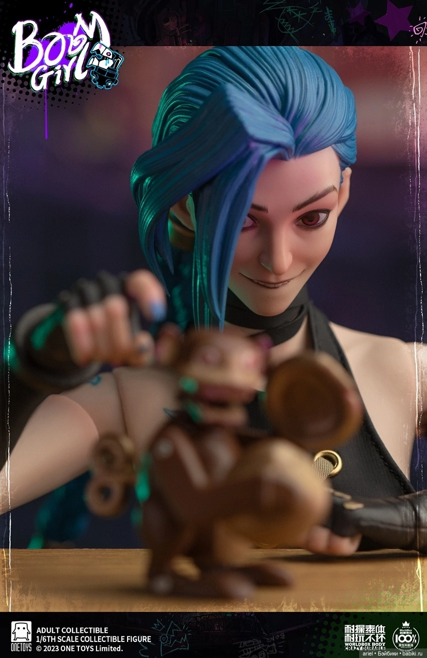 One Toys анонсировали фигурку Джинкс по мотивам анимационного сериала «Аркейн» (фото 7)