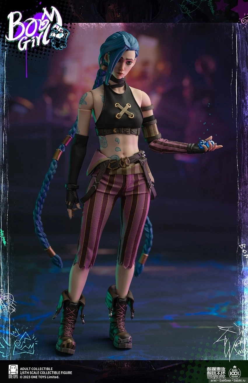 One Toys анонсировали фигурку Джинкс по мотивам анимационного сериала «Аркейн» (фото 4)