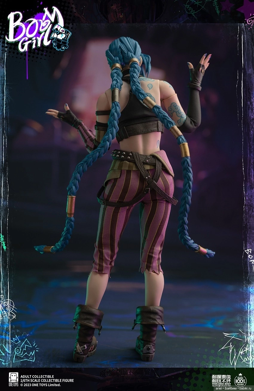 One Toys анонсировали фигурку Джинкс по мотивам анимационного сериала «Аркейн» (фото 8)