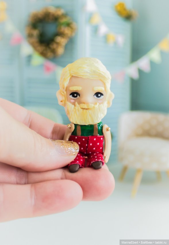 Стильный бородач Виктор — Авторские игрушки из разных материалов: синельная проволока (фото 5)