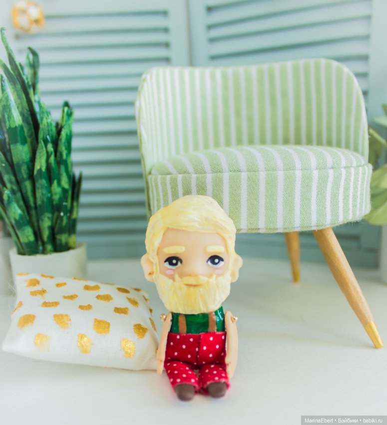 Стильный бородач Виктор — Авторские игрушки из разных материалов: синельная проволока (фото 10)