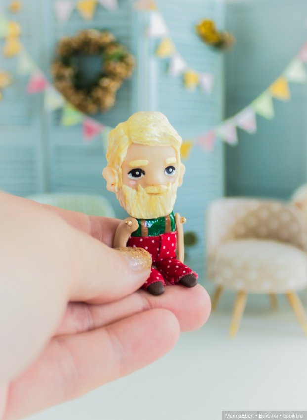 Стильный бородач Виктор — Авторские игрушки из разных материалов: синельная проволока (фото 6)