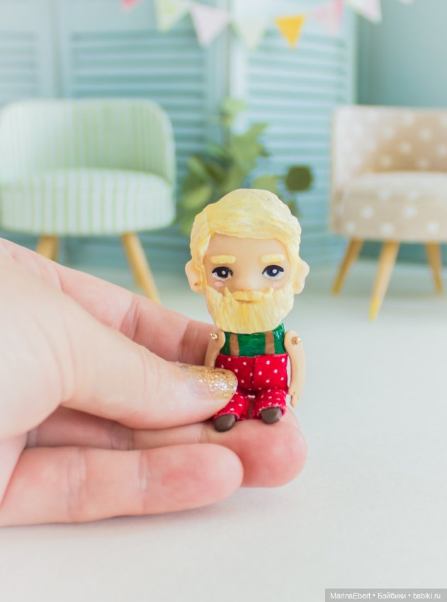 Стильный бородач Виктор — Авторские игрушки из разных материалов: синельная проволока (фото 4)