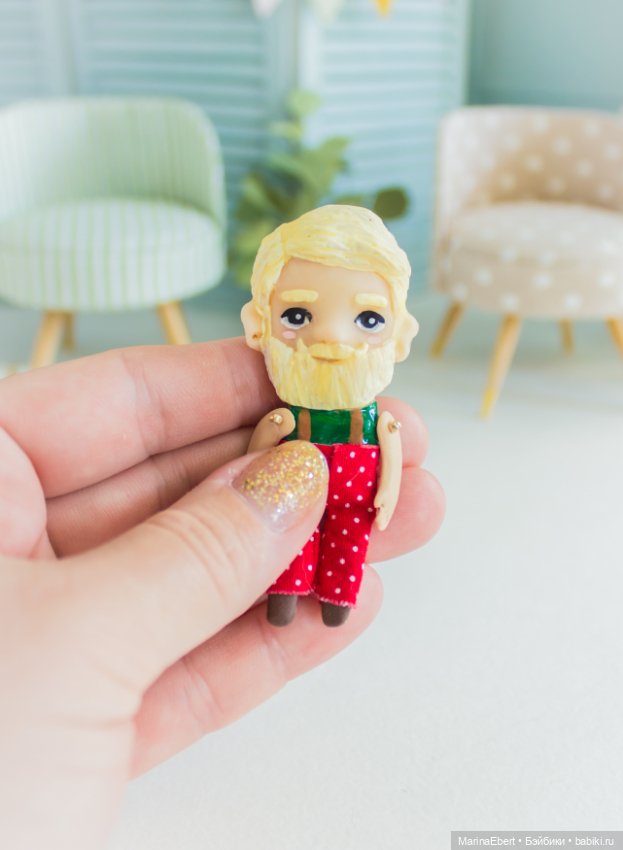 Стильный бородач Виктор — Авторские игрушки из разных материалов: синельная проволока (фото 3)