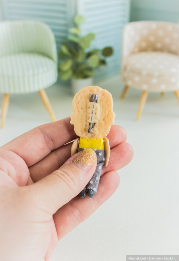 Стильный бородач — Лепка авторских игрушек и папье (фото 8)