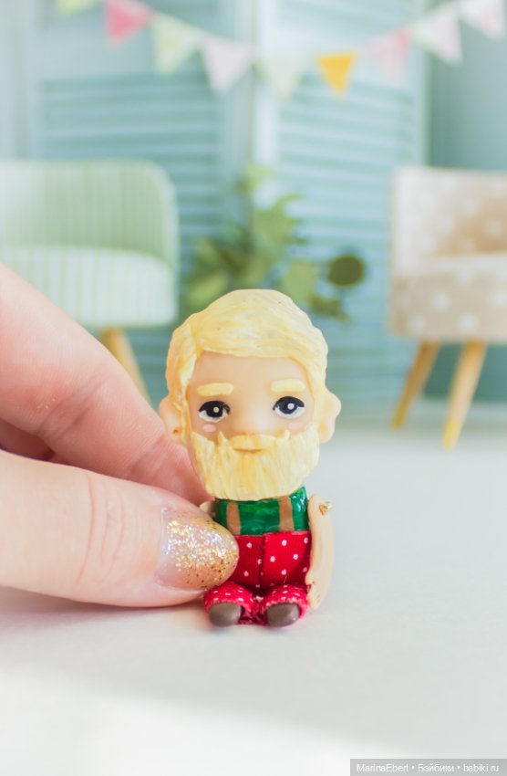 Стильный бородач Виктор — Авторские игрушки из разных материалов: синельная проволока (фото 8)