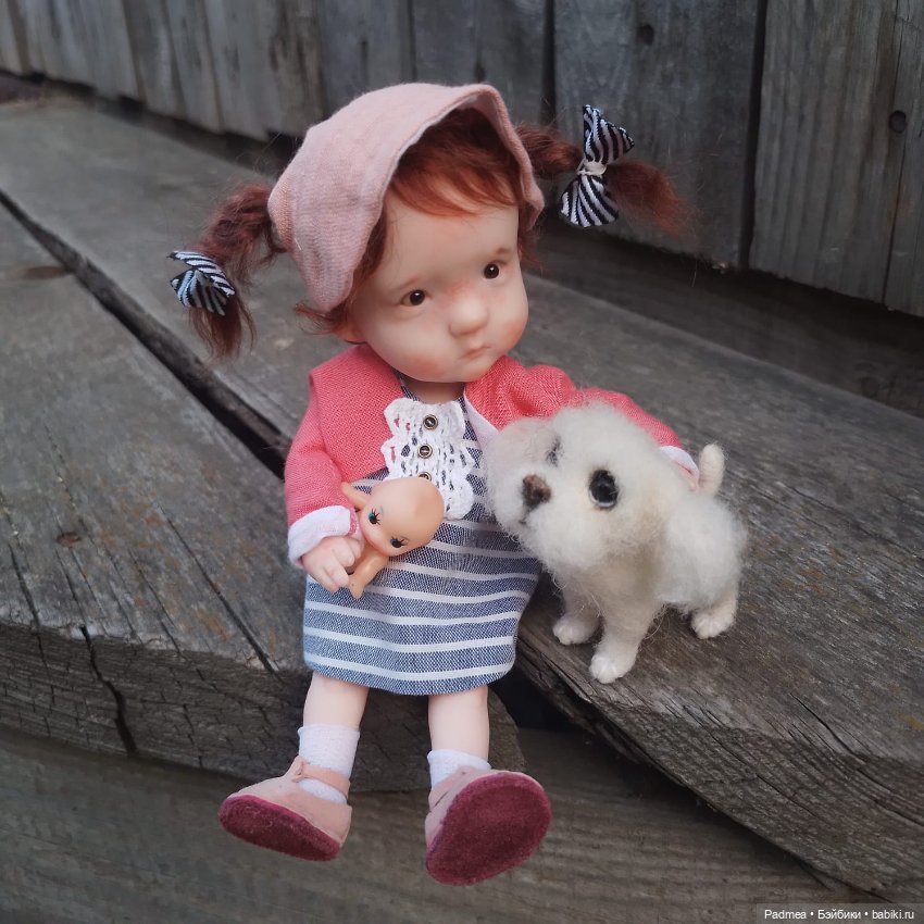 Катюша - маленькая дрессировщица. Кукла Лены Прудовиковой (фото 9)