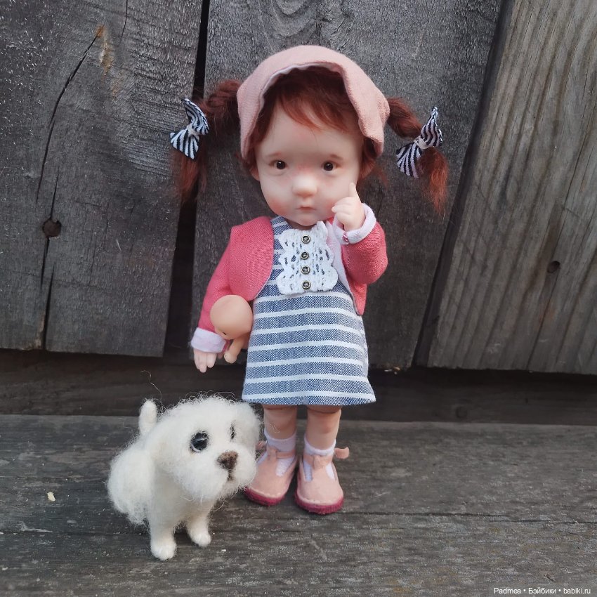 Катюша - маленькая дрессировщица. Кукла Лены Прудовиковой