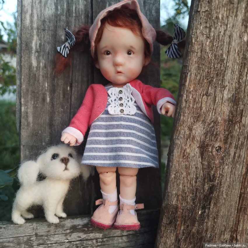 Катюша - маленькая дрессировщица. Кукла Лены Прудовиковой (фото 3)