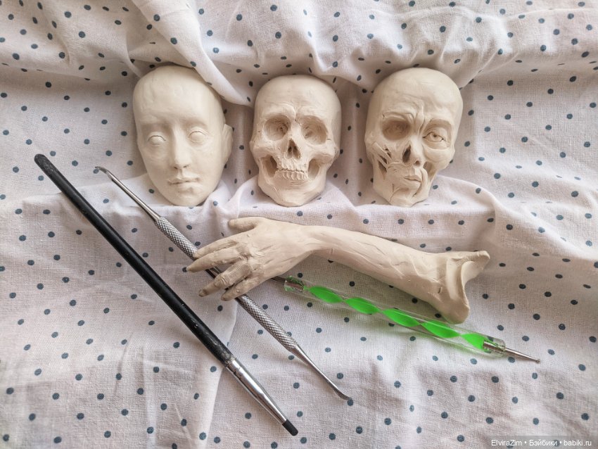 О пластилине и не только — Лепка авторской куклы: Полимерная глина (фото 3)