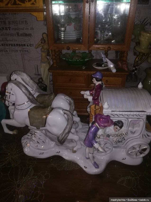 Моя мини коллекция фарфоровых карет (фото 9)