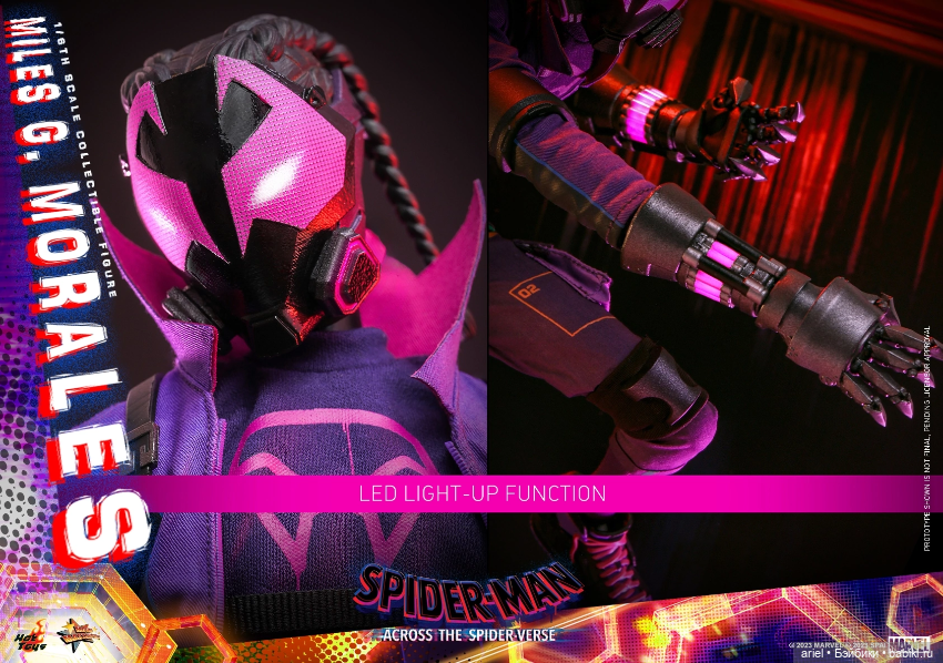 Hot Toys анонсировали фигурку Майлза Моралеса Бродягу по мотивам анимационного фильма «Человек-паук: Паутина вселенных» (фото 7)
