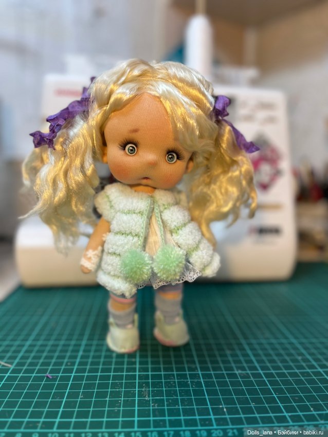 Интерьерная текстильная кукла (фото 3)