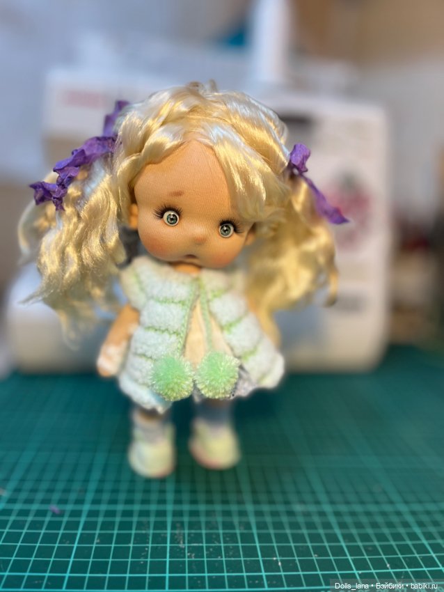 Интерьерная текстильная кукла