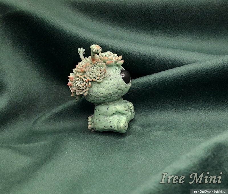 Монстрик Суккулентик — Лепка авторских игрушек и папье (фото 4)