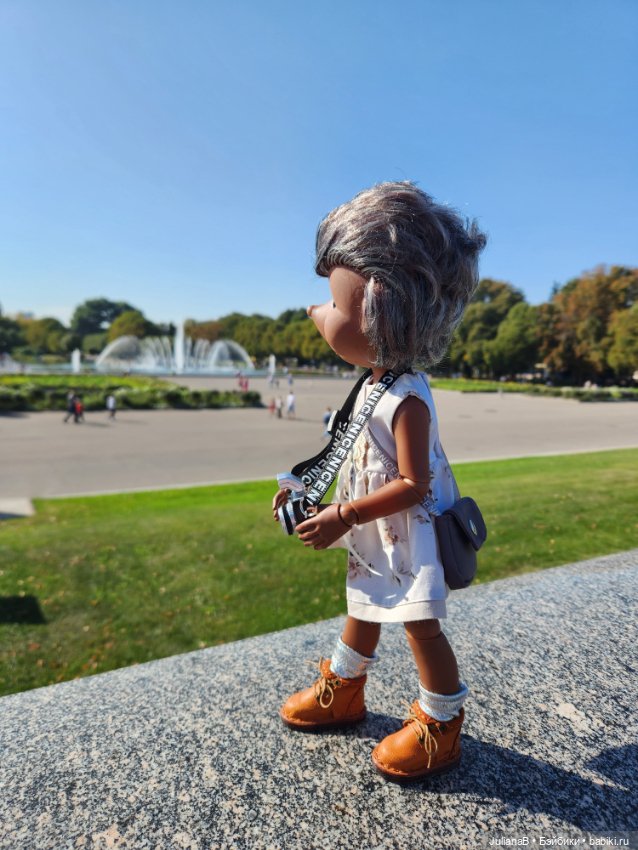 Ёжинька в парке — Куклы Копытки (Schalkau) ГДР: винтаж