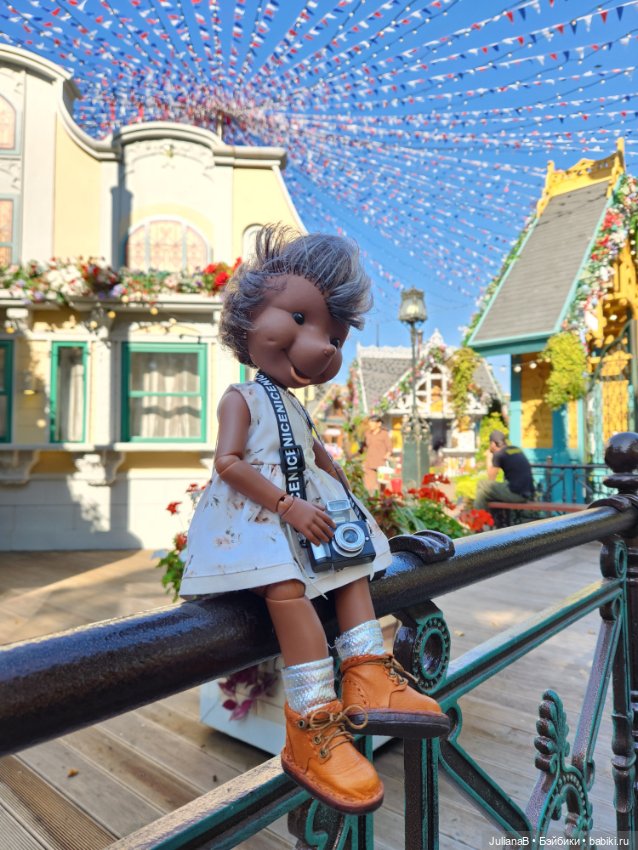 Ёжинька в парке — Куклы Копытки (Schalkau) ГДР: винтаж