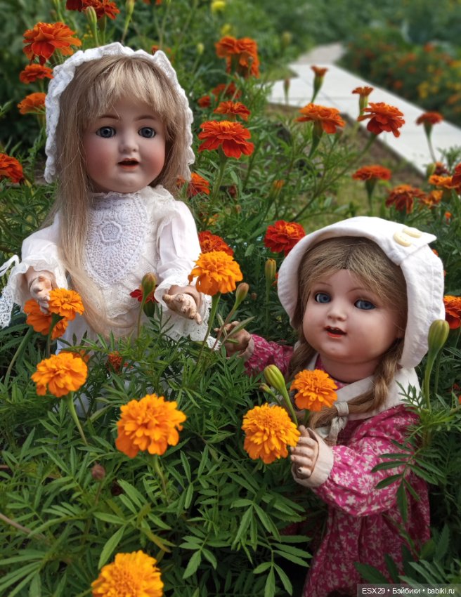 Лето и куклы — Редкие антикварные куклы и реплики: воск