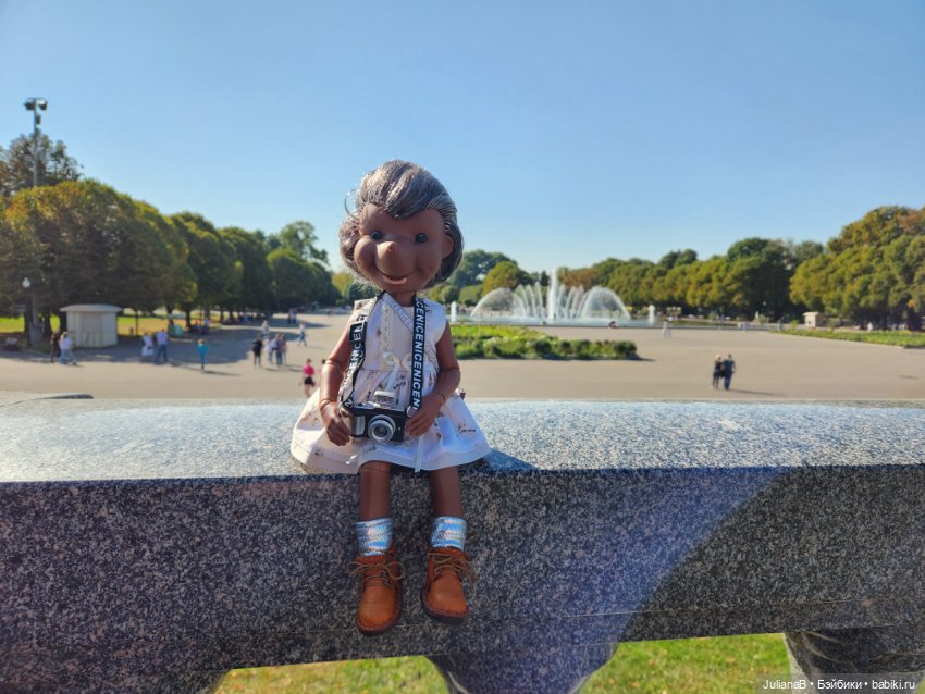 Ёжинька в парке — Куклы Копытки (Schalkau) ГДР: винтаж (фото 2)