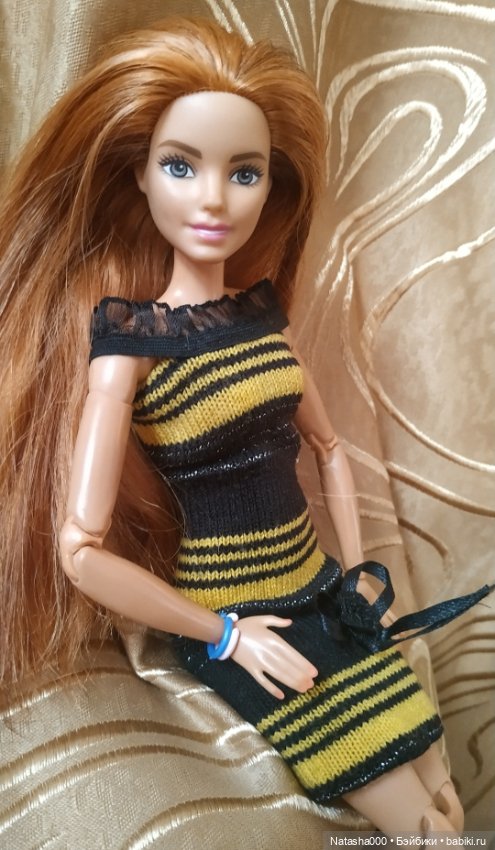 Просто платье — Одежда и обувь для кукол своими руками: фото (фото 9)