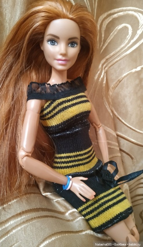 Просто платье — Одежда и обувь для кукол своими руками: фото (фото 8)