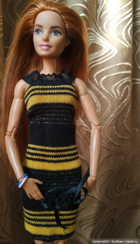 Просто платье — Одежда и обувь для кукол своими руками: фото (фото 2)