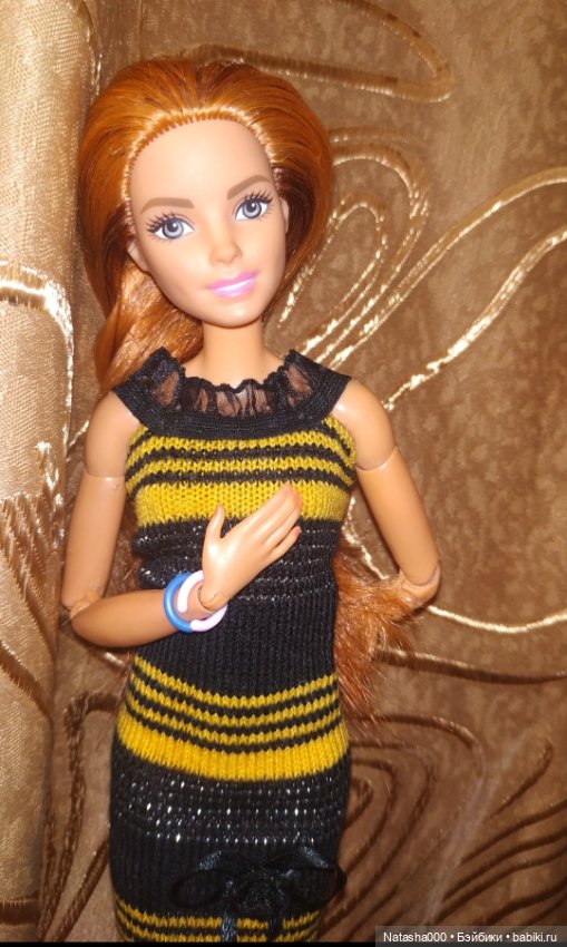 Просто платье — Одежда и обувь для кукол своими руками: фото (фото 5)