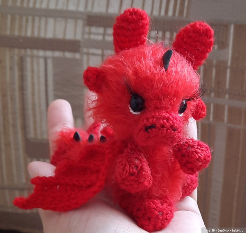 Дракон, но очень ручной — Вязаные игрушки и амигуруми: крючком (фото 3)