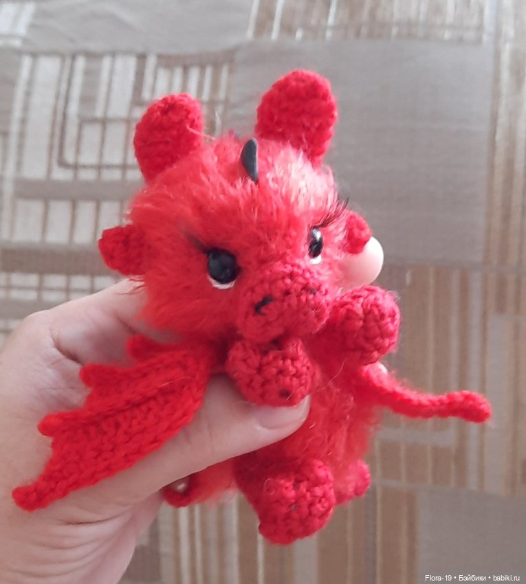Дракон, но очень ручной — Вязаные игрушки и амигуруми: крючком (фото 4)