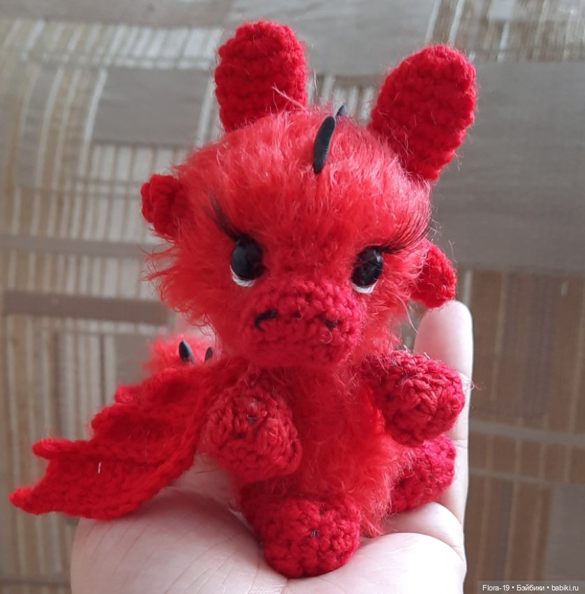 Дракон, но очень ручной — Вязаные игрушки и амигуруми: крючком (фото 2)