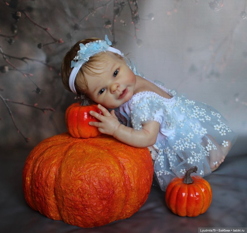 Маленькая кукла реборн Золушка-Pilar (фото 5)