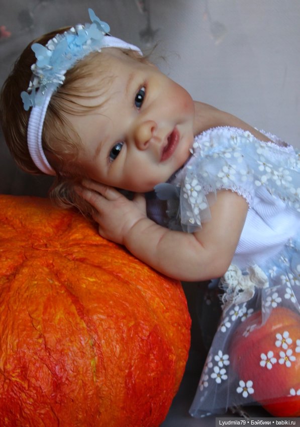 Маленькая кукла реборн Золушка-Pilar