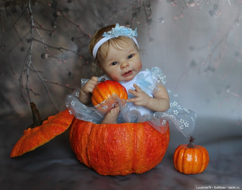 Маленькая кукла реборн Золушка-Pilar (фото 9)