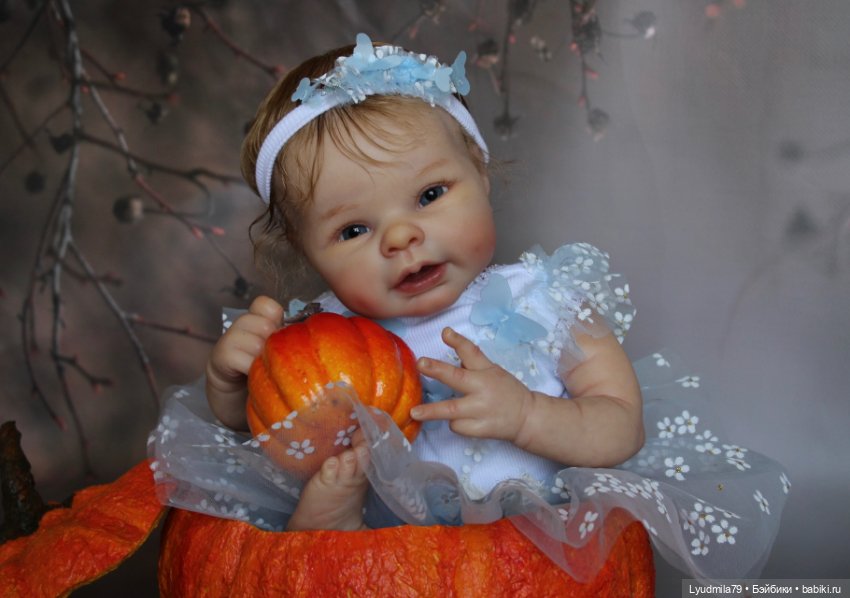 Маленькая кукла реборн Золушка-Pilar (фото 10)