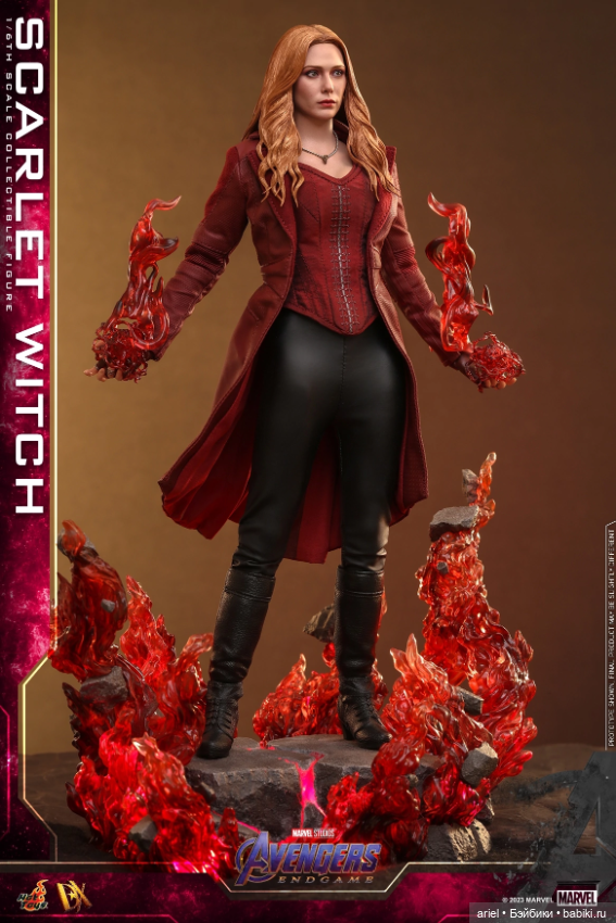 Hot Toys - фигурка Алой Ведьмы в DX серии по мотивам «Мстители: Финал» (фото 4)