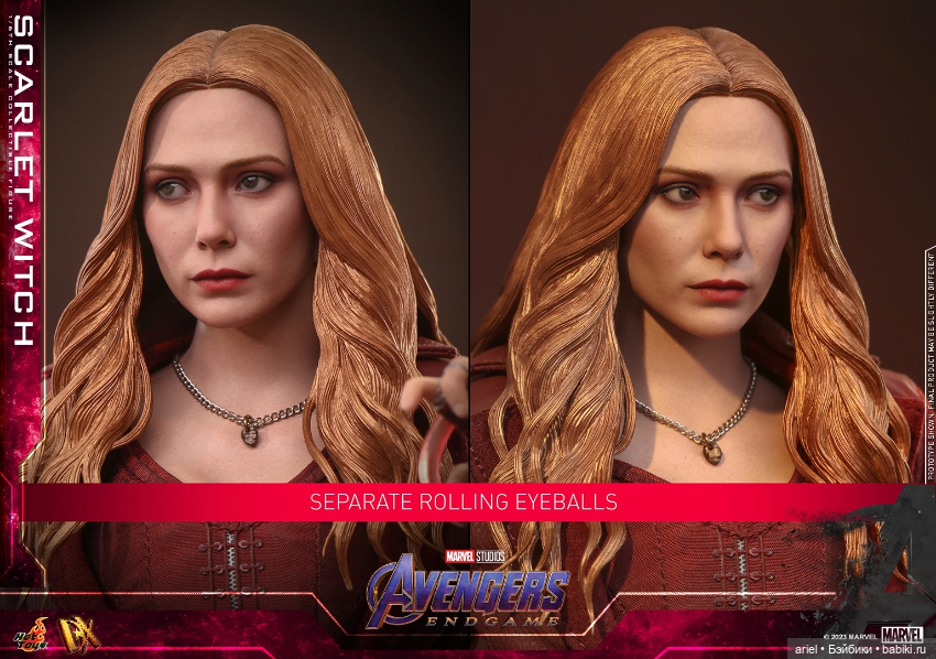 Hot Toys - фигурка Алой Ведьмы в DX серии по мотивам «Мстители: Финал» (фото 8)