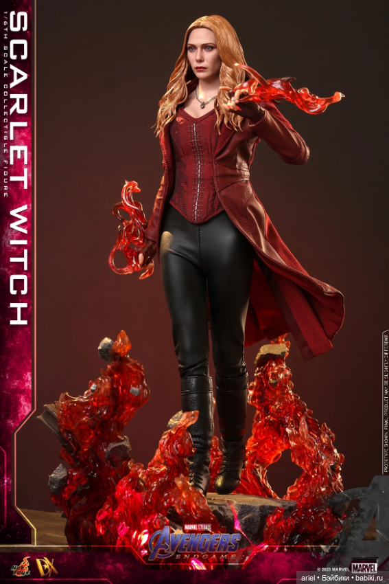 Hot Toys - фигурка Алой Ведьмы в DX серии по мотивам «Мстители: Финал» (фото 7)