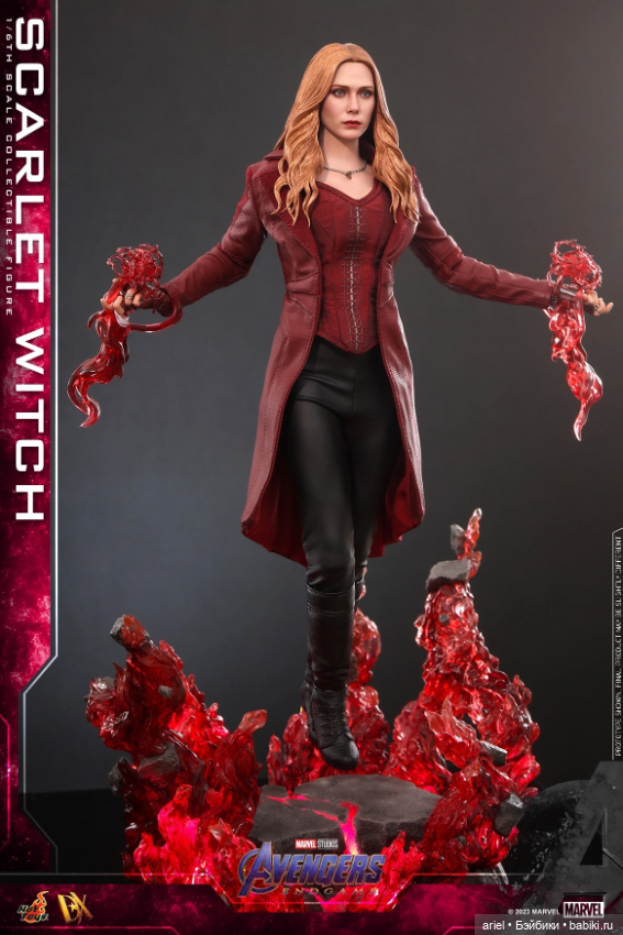 Hot Toys - фигурка Алой Ведьмы в DX серии по мотивам «Мстители: Финал» (фото 2)