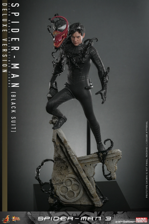 Hot Toys - фигурка Человека-паука по мотивам «Человек-паук 3: Враг в отражении» (фото 6)