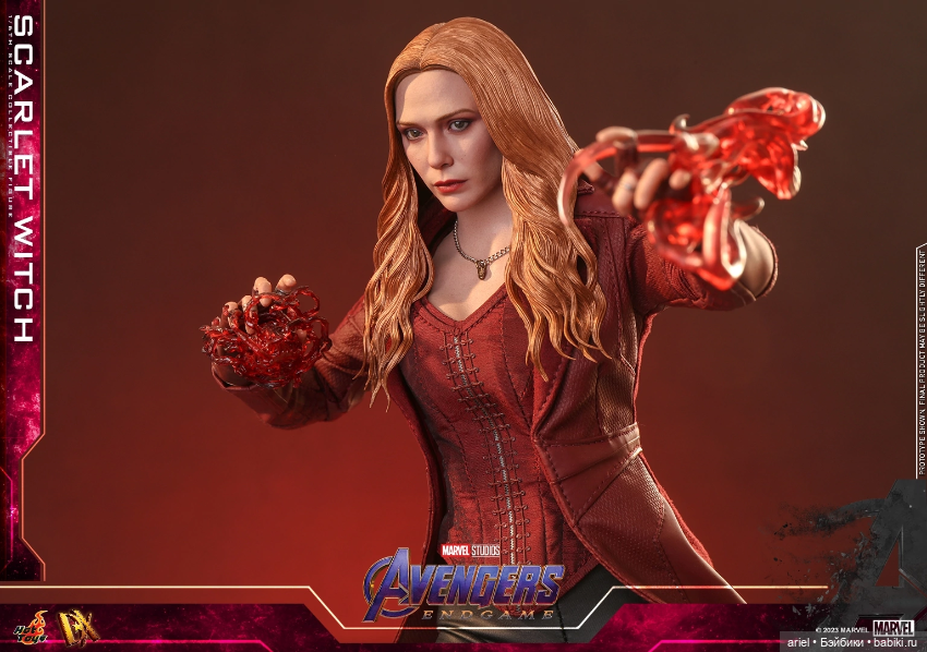 Hot Toys - фигурка Алой Ведьмы в DX серии по мотивам «Мстители: Финал»