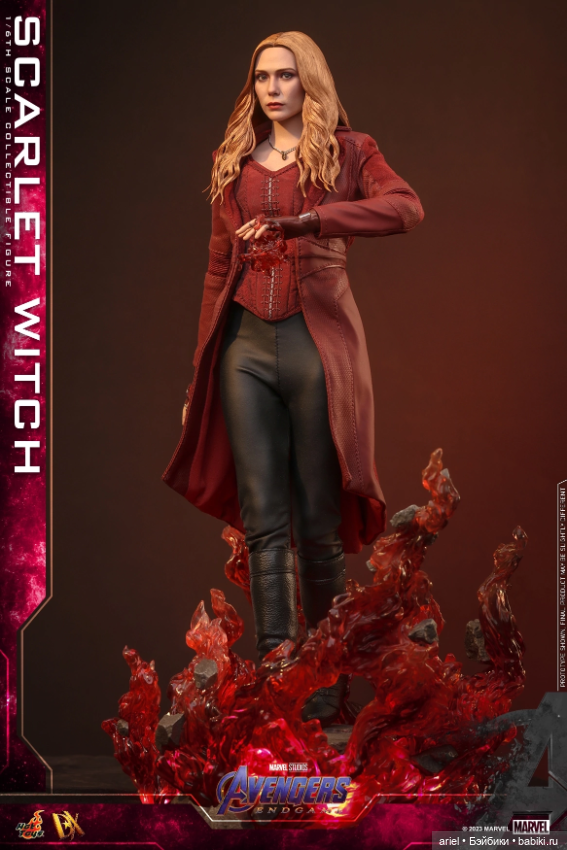 Hot Toys - фигурка Алой Ведьмы в DX серии по мотивам «Мстители: Финал» (фото 5)