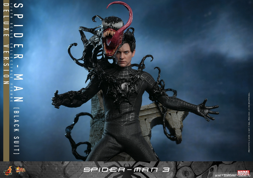 Hot Toys - фигурка Человека-паука по мотивам «Человек-паук 3: Враг в отражении» (фото 2)