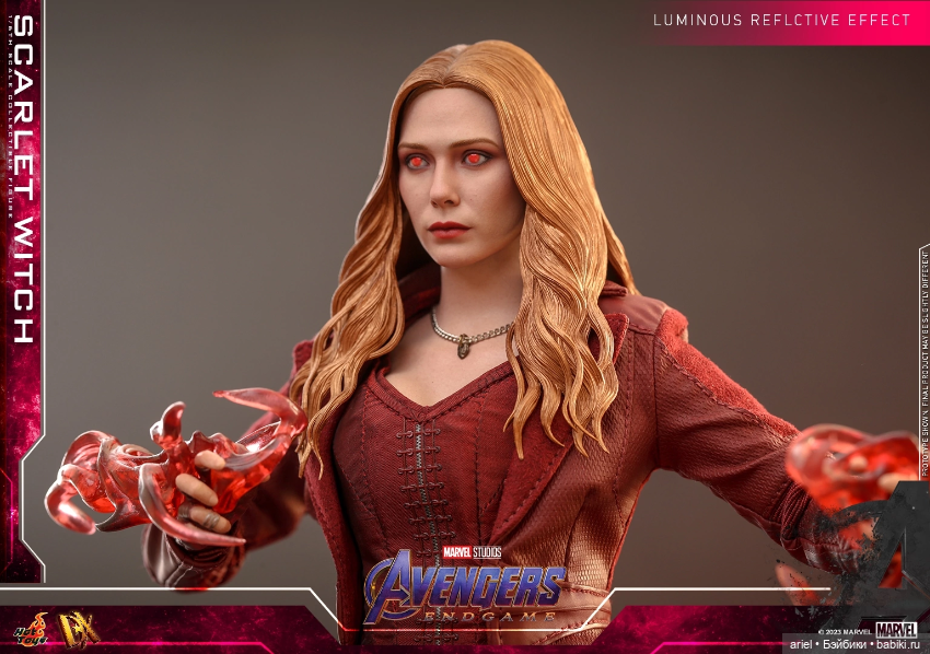 Hot Toys - фигурка Алой Ведьмы в DX серии по мотивам «Мстители: Финал» (фото 6)