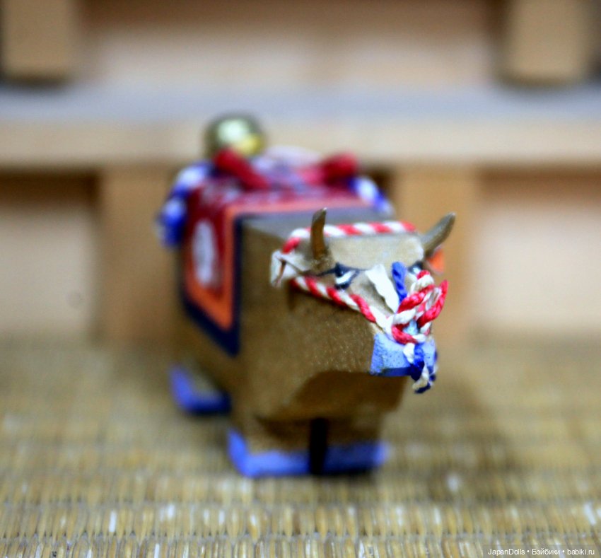 Бычок канабэко уси на выставке "Япония. Куклы, сказки и легенды" (фото 3)